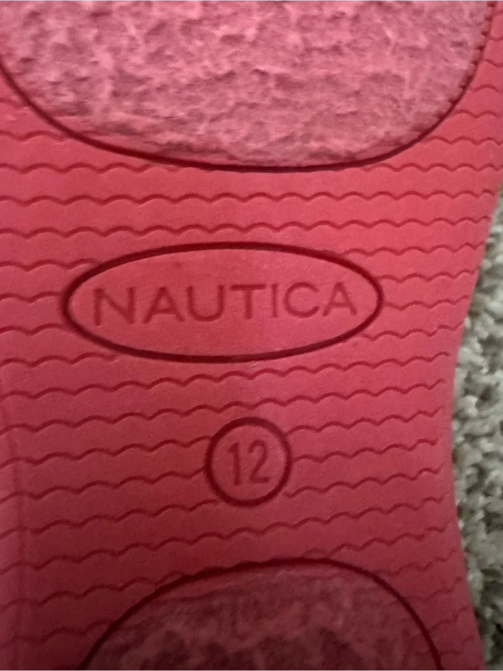Girls Nautica Pink Polka Dot Water Shoes Size 12